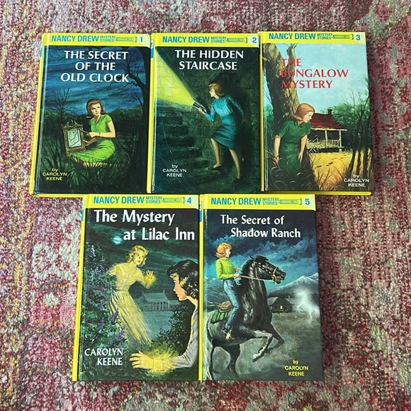 Other - Vintage Nancy Drew Mystery Stories Book 1-5 Set